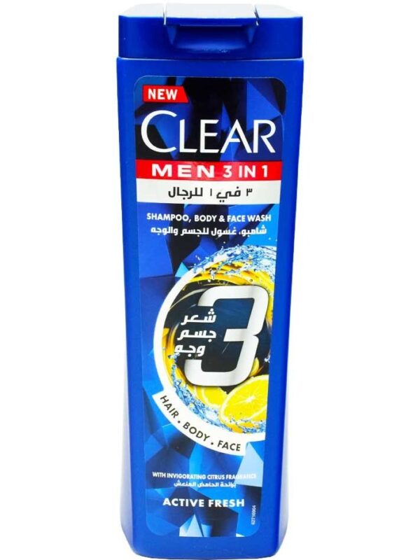شامپو مردانه کلییر مدل Active Fresh حجم ۴۰۰ میلی لیتر