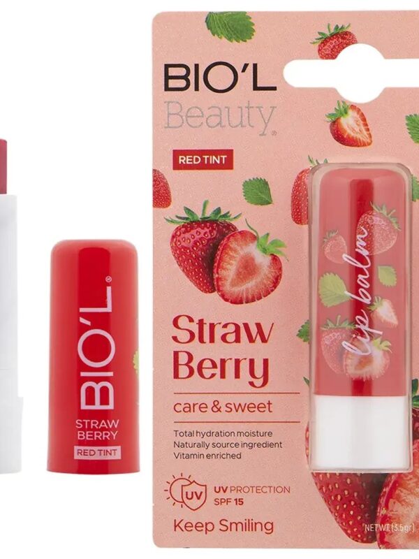 بالم لب بیول مدل Straw Berry وزن 4.8 گرم