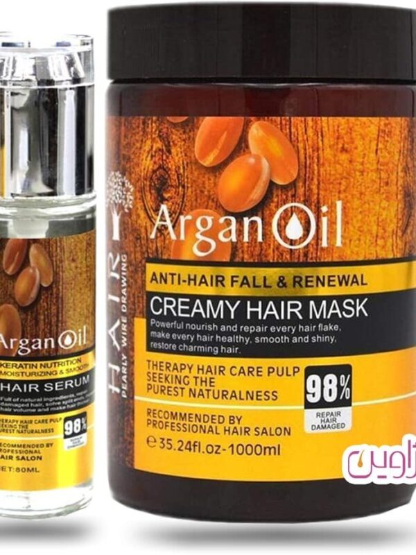 ماسک مو و روغن آرگان اویل برزیلی