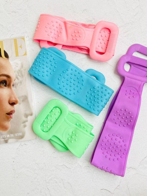 لیف حمام سیلیکونی دو طرفه کمری