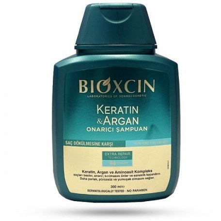شامپو ضد ریزش و ترمیم کننده حاوی آرگان و کراتین حجم ۳۰۰ میل