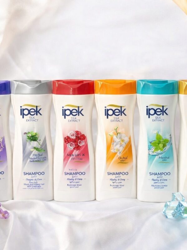شامپو ایپک Ipek اورجینال حجم 600 میل (واردات قانونی ارسال از منطقه آزاد ارس) | حاوی عصاره ابریشم در 7 مدل